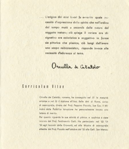 Testo e curriculum