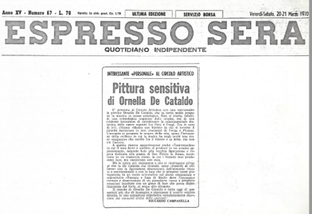 critica mostra catania 1970 3